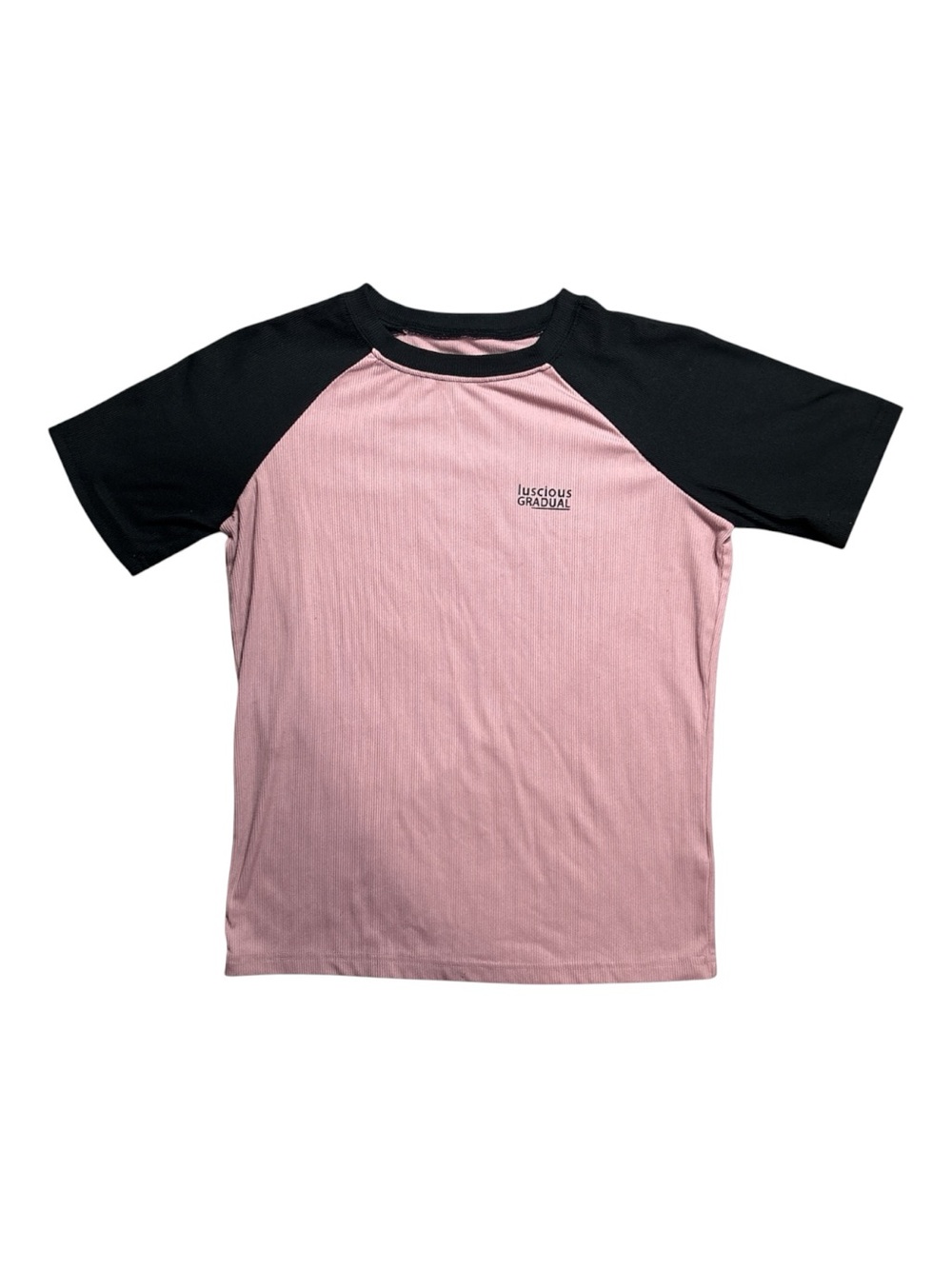 Dazy Raglan Colorblock Graphic Tee M/L - Picture 1 of 2